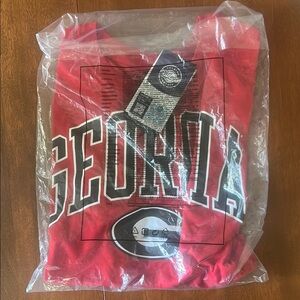 Nike Red Georgia Bulldogs Graphic Polo Jersey